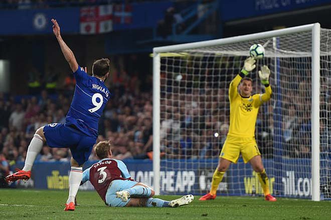 Higuain ghi bàn: Fan nữ Chelsea vòng 1 khủng thưởng nóng khó tin trên sân - 1