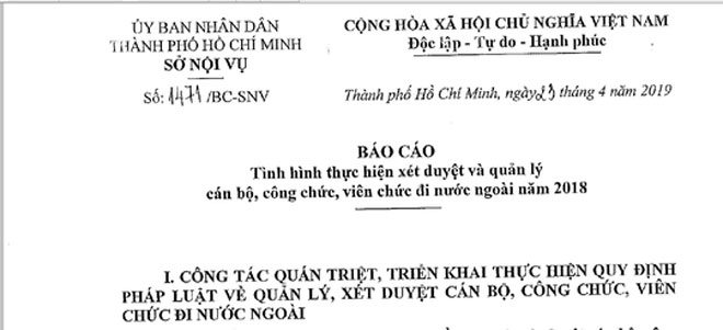 Một cán bộ Tổng Công ty Nông nghiệp Sài Gòn đi nước ngoài 11 lần trong năm - 1