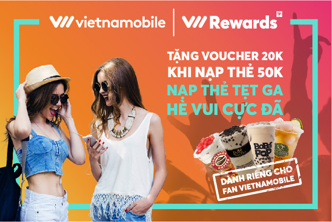 Nạp thẻ Vietnamobile một lần, vừa nhận “nóng” voucher, vừa chờ quà “nguội” - 1