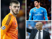 Bóng đá - Zidane đại cải tổ Real: Chèn ép Courtois, dọn đường đón De Gea từ MU