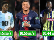 Bóng đá - Kinh ngạc: Xuất hiện cầu thủ chạy nhanh hơn U.Bolt và &quot;Thần gió&quot; Mbappe