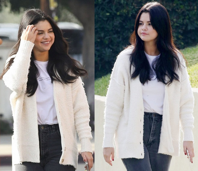 5 nữ thần mặt mộc: Selena Gomez đẹp bất chấp dù lên cân, thất tình - 1