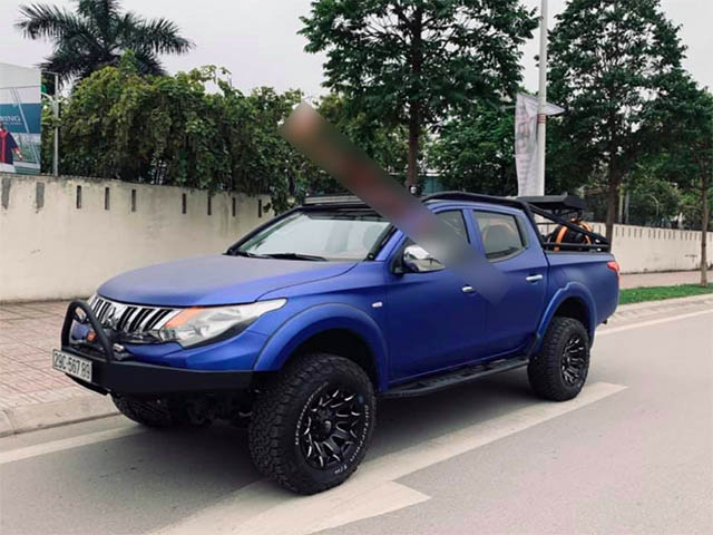 Mitsubishi Triton 2015 biển số quá khủng được rao bán với mức giá đầy bất ngờ