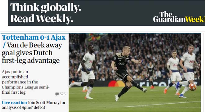 Ajax lại gây sốc cúp C1: Báo Anh bái phục, vô địch không phải chuyện đùa - 1