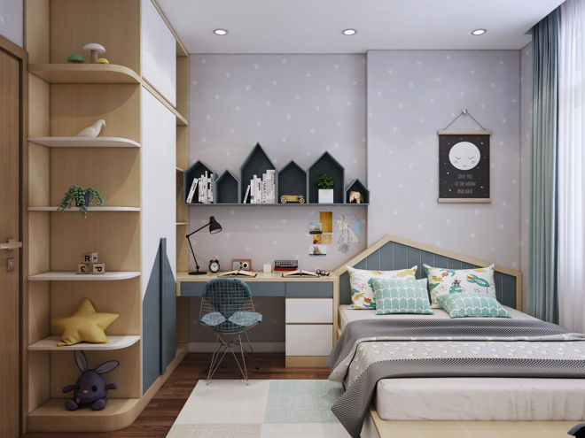 Không gian sang trọng, hiện đại qua việc thiết kế căn hộ nhỏ 55m2 - 6