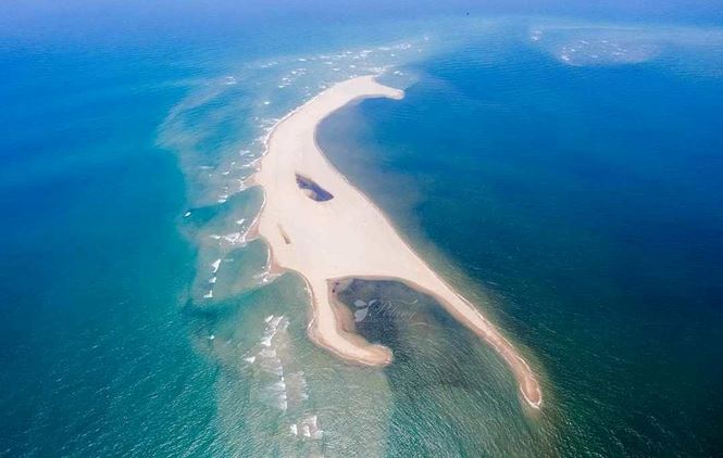 Thông tin mới về cồn cát khổng lồ nổi ở biển Cửa Đại - 1