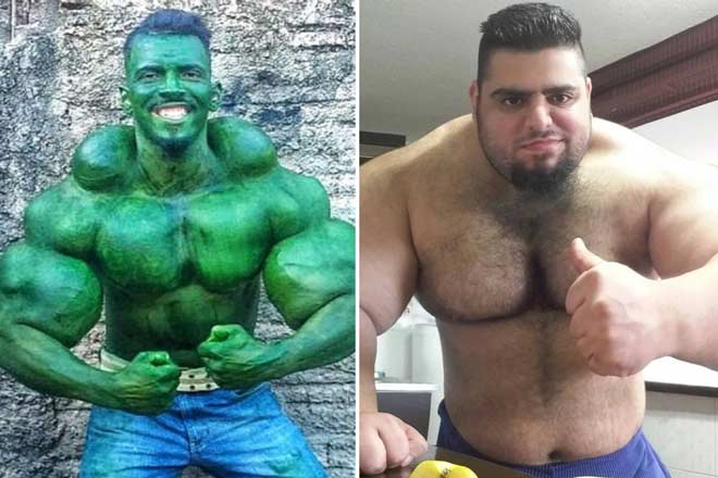 Đỉnh cao MMA: &#34;Khổng lồ Hulk&#34; Iran 170kg đấu “dị nhân” Brazil - 1