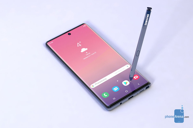 Galaxy Note 10 sẽ có thiết kế camera selfie siêu lạ - 1