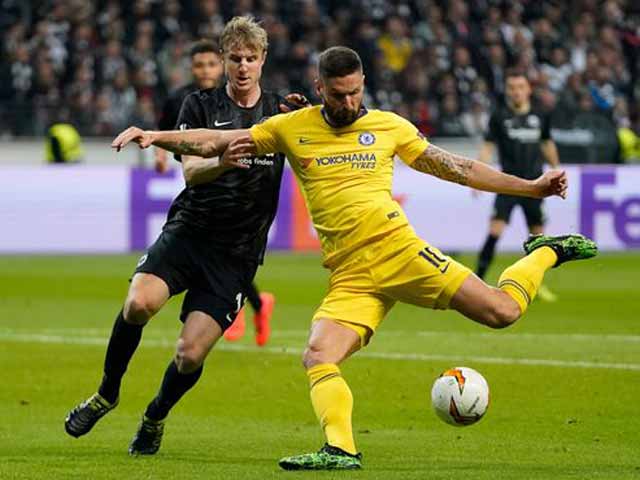 Eintracht Frankfurt – Chelsea: Hazard im tiếng, lợi thế tối thiểu