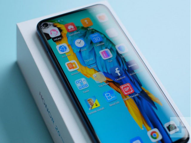 Honor 20 Pro sắp ra mắt sẽ có camera đục lỗ ở mặt trước