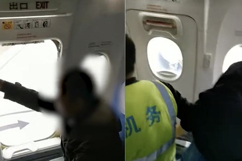 Lo không có đường xuống, hành khách Trung Quốc tự ý... mở cửa thoát hiểm máy bay - 1