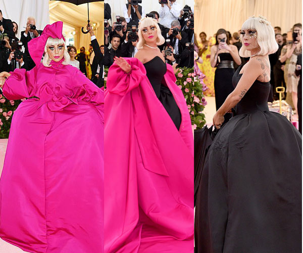 Lady Gaga &#34;chơi lớn&#34; 3 lần lột váy tại thảm đỏ Met Gala - 2