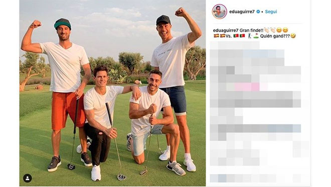 Ronaldo hóa thân &#34;Người khổng lồ xanh&#34;, vô địch từ sân bóng đến sân golf - 3