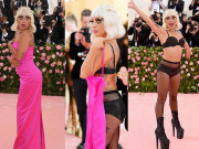 Thời trang - Lady Gaga &quot;chơi lớn&quot; 3 lần lột váy tại thảm đỏ Met Gala