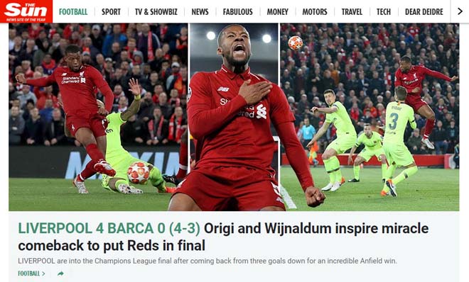 Liverpool hạ Barca: Báo quê nhà Messi coi &#34;The Kop&#34; thắng vì cú đấm thế kỷ - 12