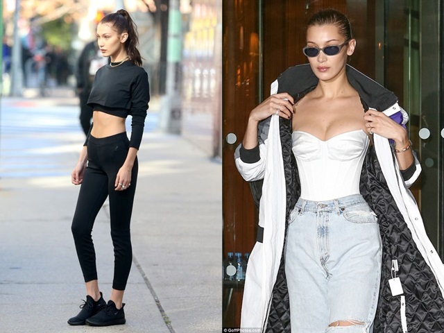 Bella Hadid sở hữu vóc dáng đẹp hơn sau khi tăng cân