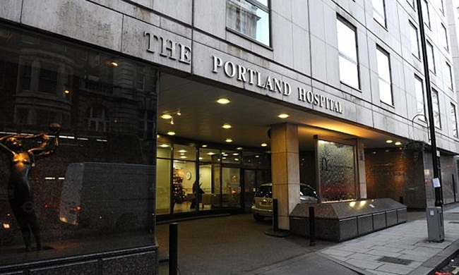Theo tờ Daily Mail, bệnh viện Portland ở London, Anh được cho là nơi công nương Anh Meghan (vợ hoàng tử Harry) đã sinh con.