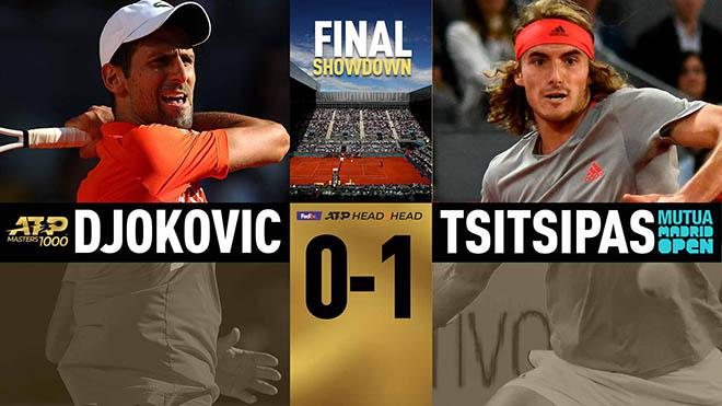 Chung kết tennis Madrid Open: Tsitsipas ngăn Djokovic chạm siêu kỳ tích? - 1