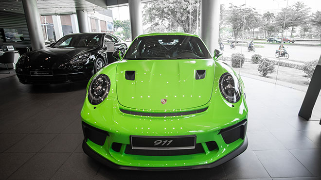 Có mặt tại Việt Nam, Porsche 911 GT3 RS 2018 bản facelift màu Lizard Green hết sức cool ngầu - 8