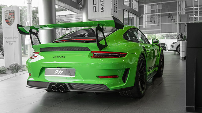 Có mặt tại Việt Nam, Porsche 911 GT3 RS 2018 bản facelift màu Lizard Green hết sức cool ngầu - 9