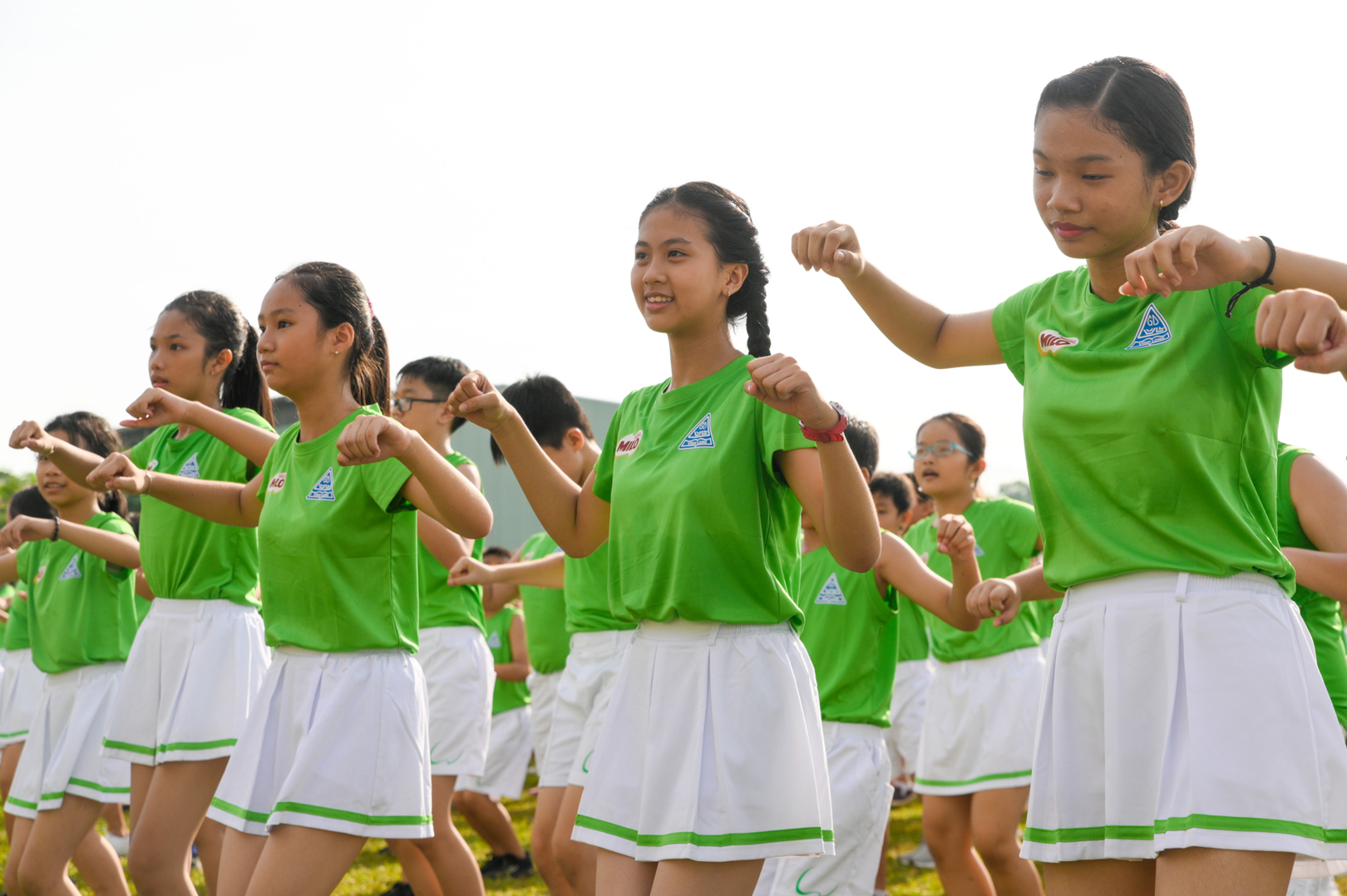 Màn đồng diễn thể dục của hơn 6000 học sinh xác lập kỷ lục Việt Nam - 12