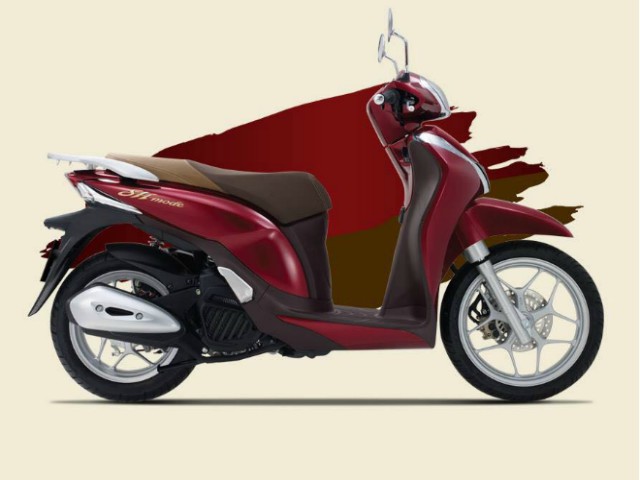 Honda SH Mode ra màu mới đỏ nâu, giá 51,69 triệu đồng