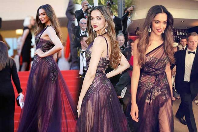 Deepika Padukonen với váy xuyên thấu như màn sương nhận nhiều lời khen.