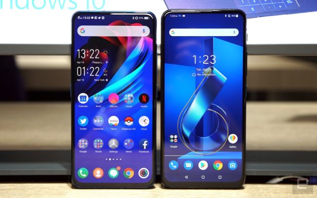 ZenFone 6 sở hữu màn hình lớn 6,4 inch (nền LCD) với lớp phủ Gorilla Glass 6, tỷ lệ hiển thị 19,5:9 và tỷ lệ màn hình so với thân máy đến 92%.