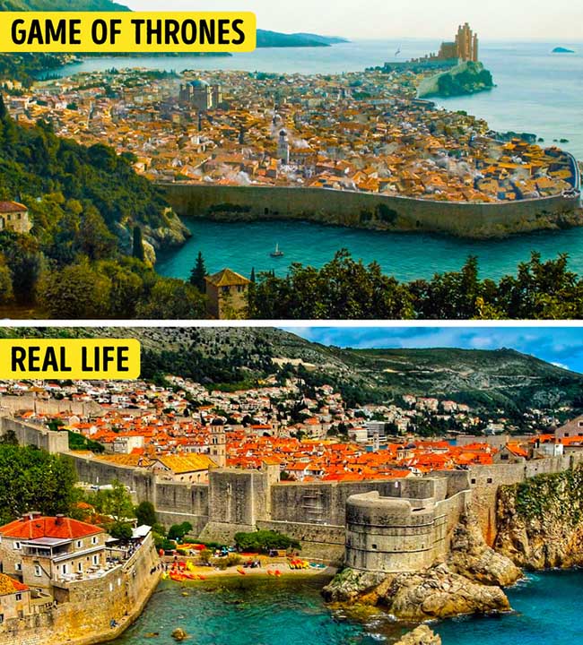 9. King'Landing, trò chơi vương quyền & thành phố Dubrovnik ở Croatia.