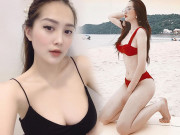 Bạn trẻ - Cuộc sống - Em họ Hương Tràm khoe dáng nõn nà trong loạt ảnh bikini “nóng rẫy”