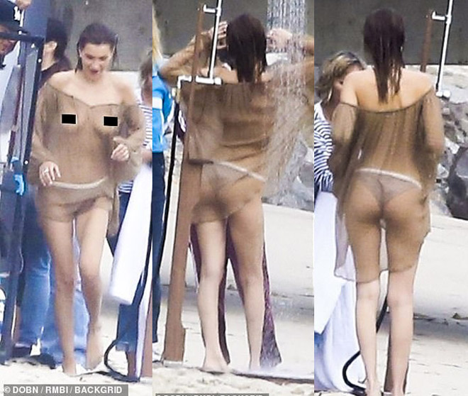 Hậu trường chụp áo tắm của siêu mẫu Bella, Gigi Hadid - 1
