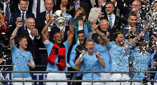 Rực lửa Man City vô địch FA Cup: Hoàn tất &#34;cú ăn 3&#34;, MU phải nể - 10