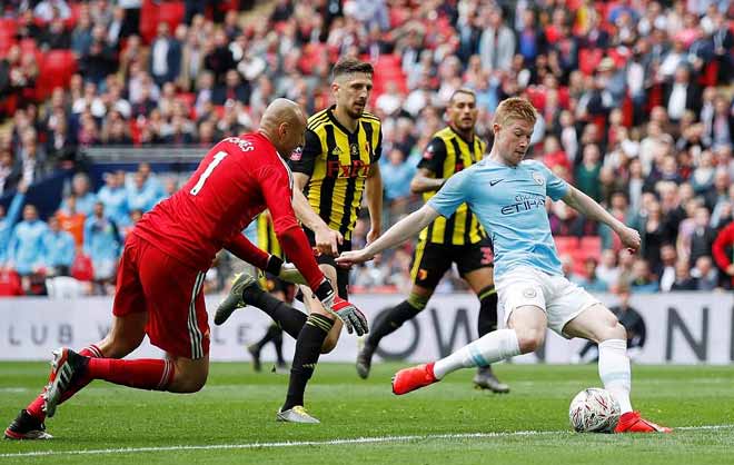 Rực lửa Man City vô địch FA Cup: Hoàn tất &#34;cú ăn 3&#34;, MU phải nể - 5