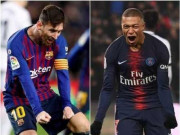 Bóng đá - Đua &quot;Giày Vàng châu Âu&quot;: &quot;Thỏ&quot; Messi ôm hận phút cuối vì &quot;Rùa&quot; Mbappe?