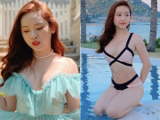 Bạn trẻ - Cuộc sống - Hot girl Thúy Vi bị chê 'tã', tăng cân khi đăng loạt ảnh mới