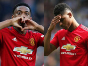 Bóng đá - Chân sút lợi hại nhất Ngoại hạng Anh: Martial số 1, Rashford “siêu gỗ”