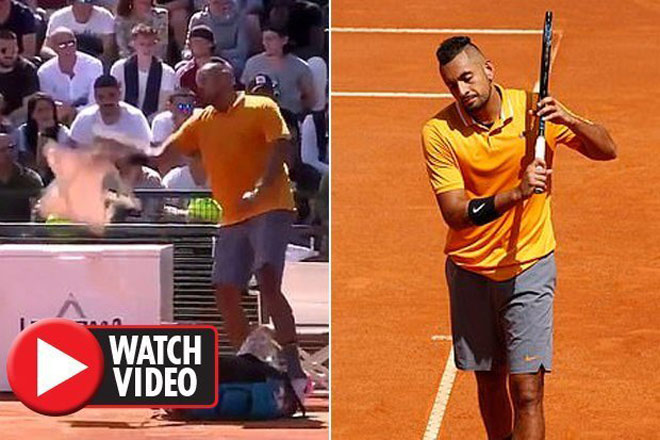 &#34;Gã điên&#34; Kyrgios nói láo rồi làm loạn Roland Garros: Quyết định sững sờ - 1