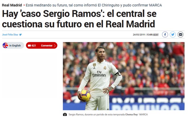 Real – Zidane sốc nặng: SAO sáng chưa tới, “đại ca” Ramos tuyên bố ra đi - 1