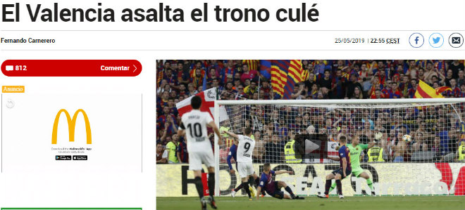 Barca mất Cúp Nhà vua: Báo chí sửng sốt, Messi ôm mặt &#34;tan vỡ&#34; cú đúp - 2