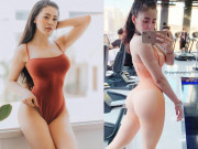 Làm đẹp - Cách tăng 11cm vòng 3 của hot girl phòng gym xinh nhất Phan Thiết