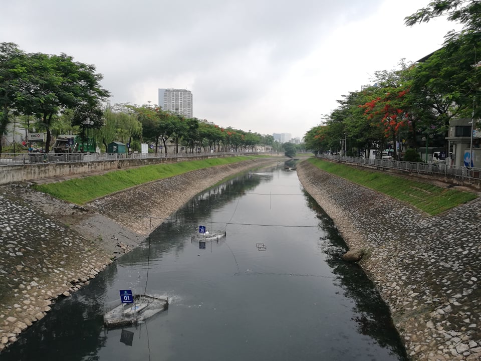 Chi cục Bảo vệ môi trường Hà Nội thông tin hiệu quả của &#34;bảo bối&#34; xử lý nước sông Tô Lịch - 1