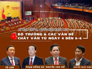 Tin tức trong ngày - [Infographic] Các vấn đề 4 Bộ trưởng sẽ trả lời chất vấn tại Quốc hội