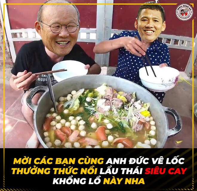 Anh Đức theo thầy Park thưởng thức &#34;lẩu Thái siêu cay&#34; - 1