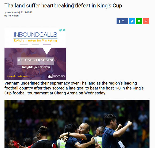 Thái Lan thua ĐT Việt Nam đau đớn: Người Thái chua chát với &#34;nỗi đau kép&#34; - 1