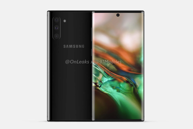 HOT: Galaxy Note 10 đẹp mê mẩn, iPhone XS Max chưa là gì - 1