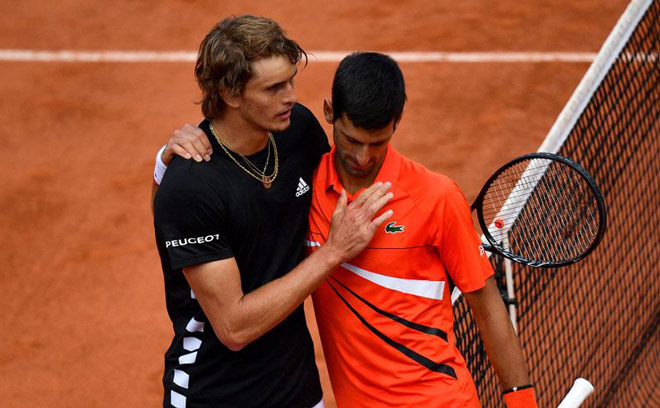 Djokovic gây sững sờ Roland Garros: &#34;Bẻ còi&#34; trọng tài cho điểm Zverev - 1
