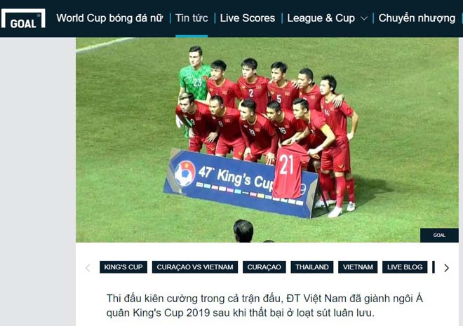 ĐT Việt Nam thua chung kết King&#39;s Cup: Báo Hàn khen đá đẹp, thua do thiếu may mắn - 3