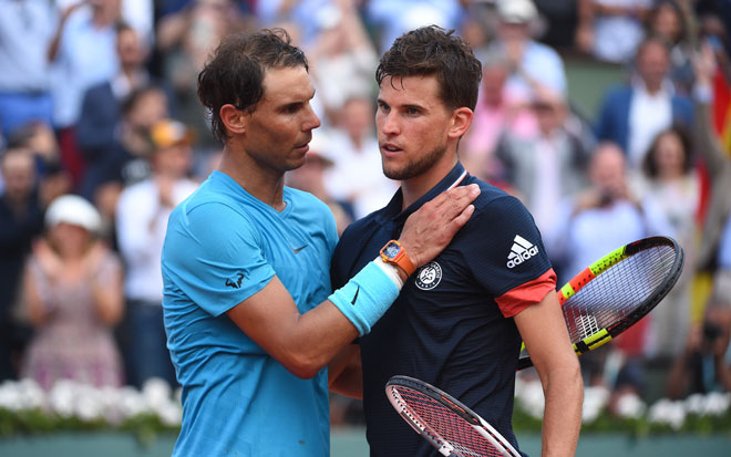 Chi tiết chung kết Roland Garros, Nadal - Thiem: Đối thủ sai lầm, cúp bạc trao tay (KT) - 10