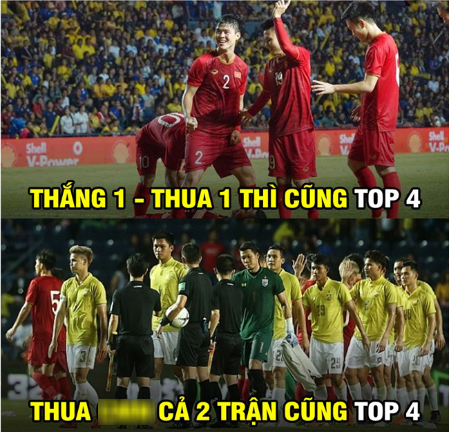 Thua cả trận cũng nằm trong top 4.