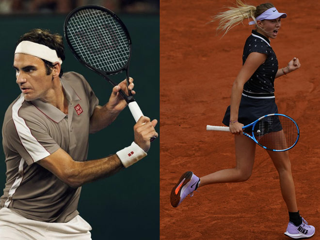 Bảng xếp hạng tennis 10/6: &#34;Ngả mũ&#34; với Federer, &#34;Sharapova mới&#34; gây sốc - 1